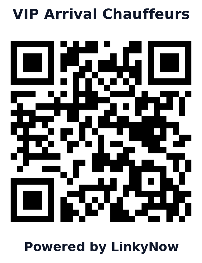 Código QR de VIP Arrival Chauffeurs