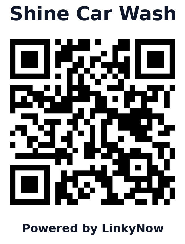 Código QR de Shine Car Wash
